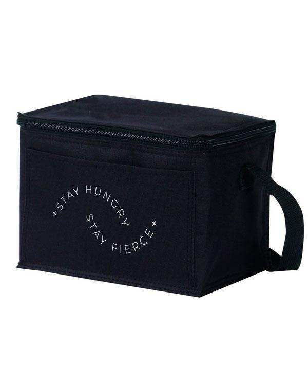 Stay Hungry Stay Fierce - Insulated Lunch Tote Dance & Fitness Accessories Covet Dance Black 