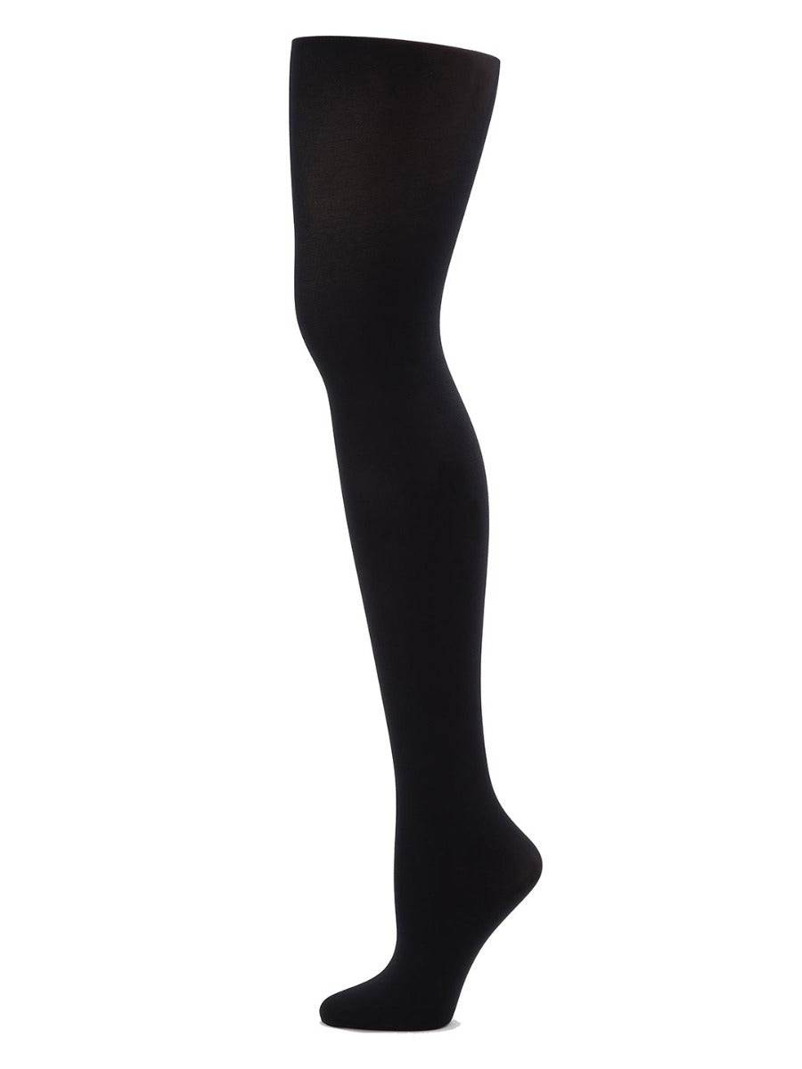 Capezio 1915 Ultra Soft Seamless Adult Footed Tights Black