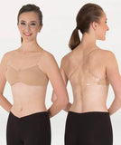 Versatile Bandeau Padded Bra Undergarments Body Wrappers Adult XS Nude 